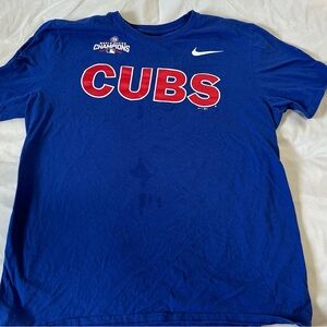 Nike Blue Cubs Champions T-Shirt